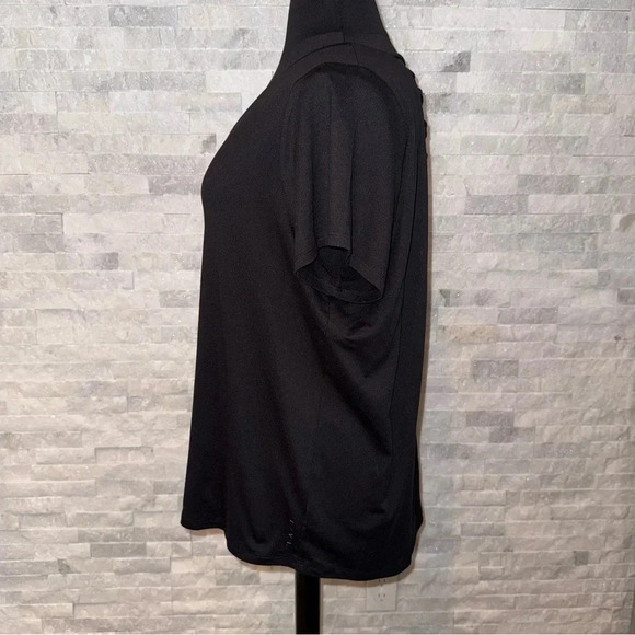 LANE BRYANT LIVI V-Neck Recycled Soft Macrame-Back Tee 18/20 - Picture 6 of 16